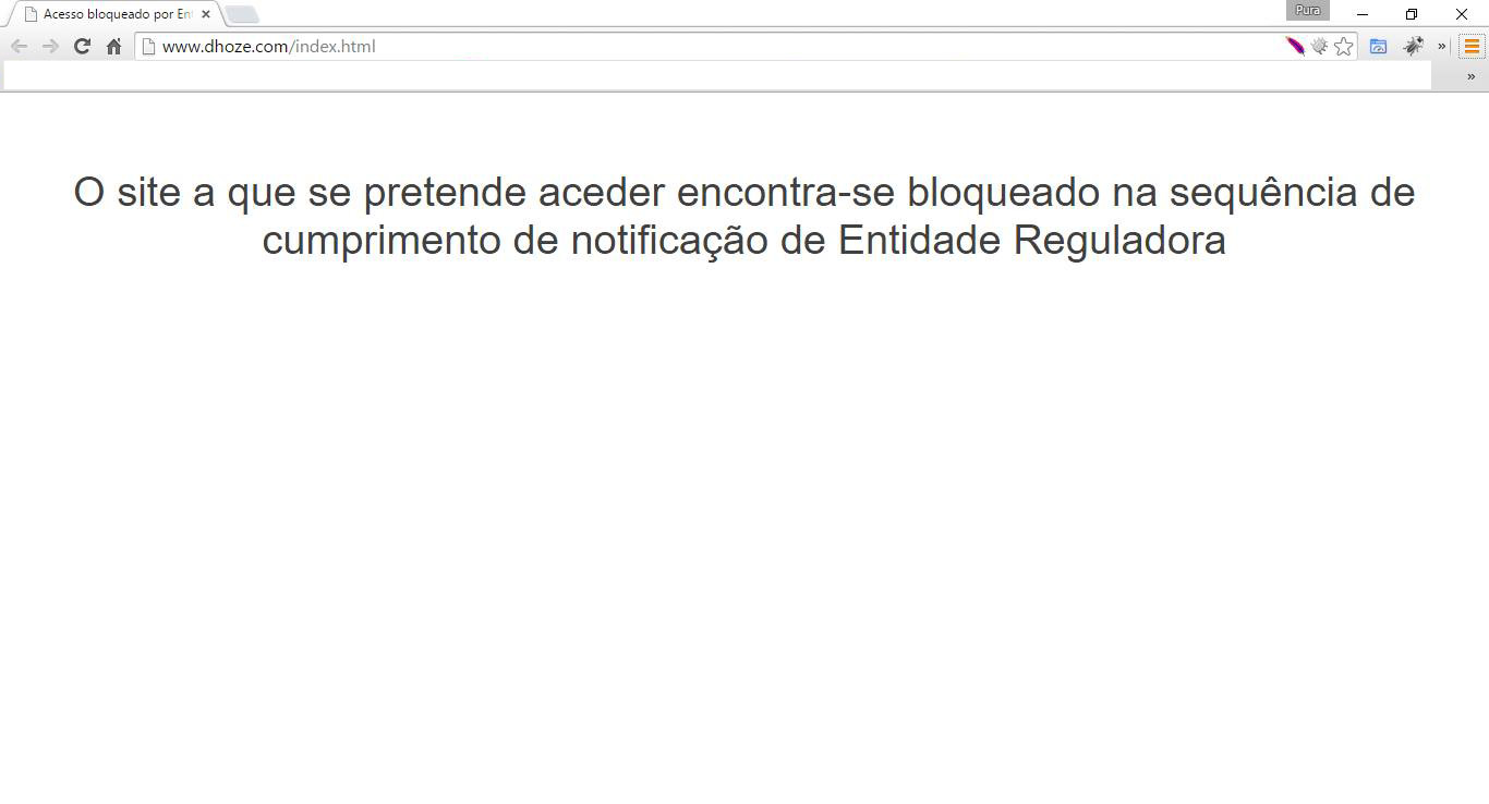 Dhoze bloqueada