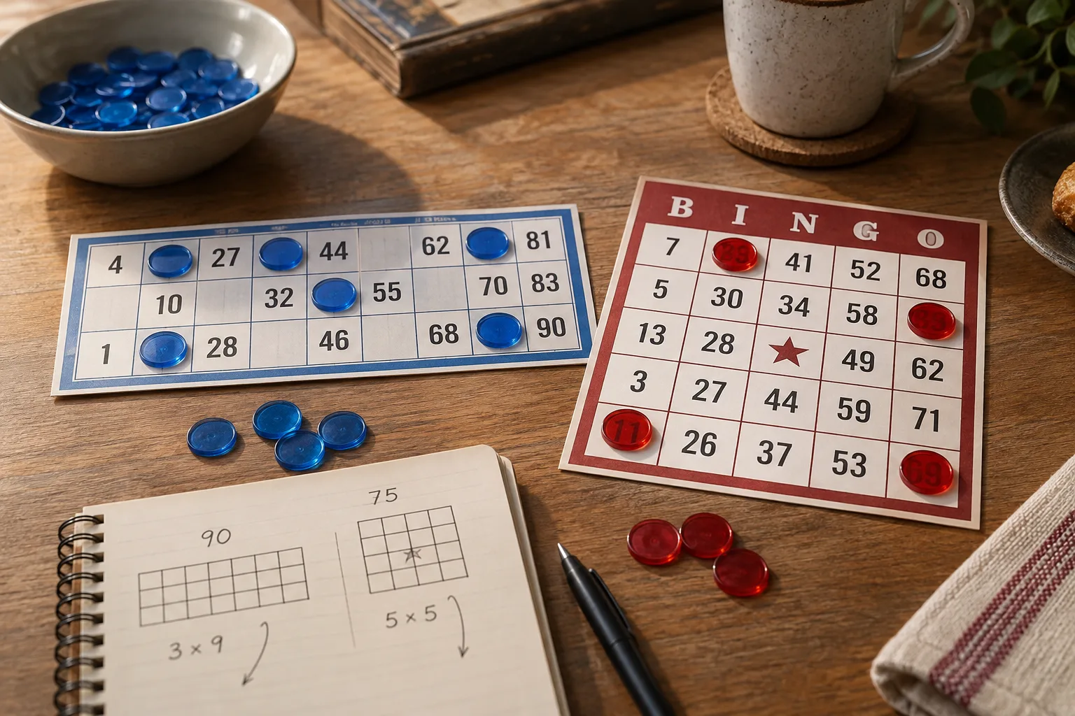 Como ler um cartão de bingo sem se perder