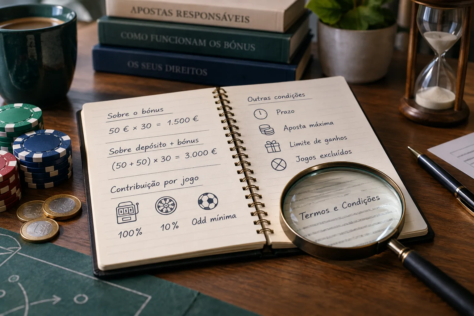 Requisitos de apostas: como ler as condições de um bónus